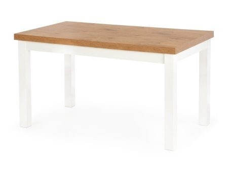 Asztal Houston 559 (Lándzsa tölgy + Fehér) Szeged Bútor boltok bútor webáruházak