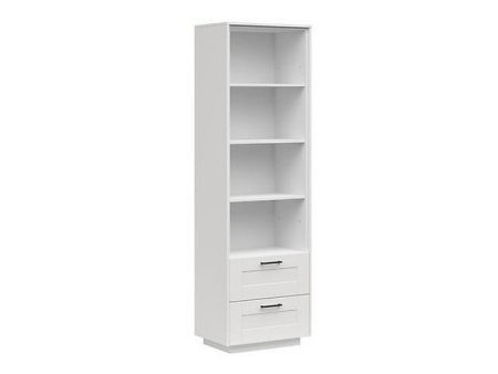 Polcos szekrény Modern 231 (Fehér + Kanadai fehér) Szeged Bútor boltok bútor webáruházak