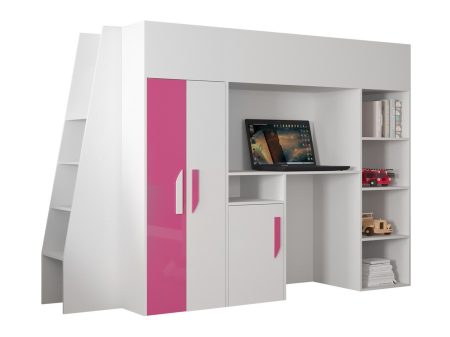 Galériaágy Hartford 355 (Fehér + Fényes rózsaszínű + Fényes fehér) Szeged Bútor boltok bútor webáruházak