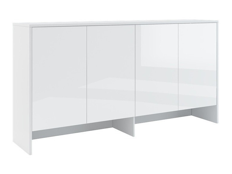 Szekrény Concept Pro Lenart AH120 (Fehér + Fényes fehér) Szeged Bútor boltok bútor webáruházak