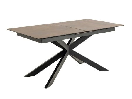 Asztal Oakland 903 (Fekete + Barna) Szeged Bútor boltok bútor webáruházak