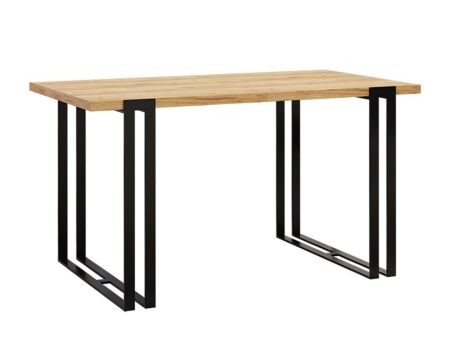 Asztal Comfivo 179 (Barna + Fekete) Szeged Bútor boltok bútor webáruházak