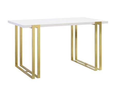 Asztal Comfivo 179 (Fehér + Arany) Szeged Bútor boltok bútor webáruházak