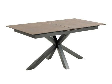 Asztal Oakland 892 (Fekete + Barna) Szeged Bútor boltok bútor webáruházak