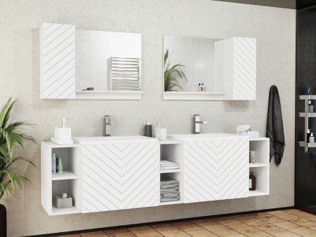 Fürdőszoba garnitúra Comfivo E112 (Fehér) Szeged Bútor boltok bútor webáruházak