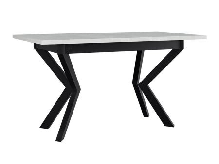 Asztal Victorville 328 (Fehér + Fekete) Szeged Bútor boltok bútor webáruházak