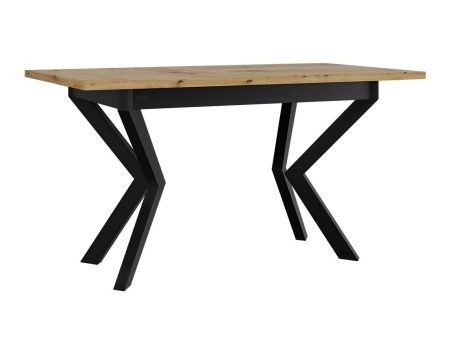 Asztal Victorville 328 (Fekete + Artisan tölgy) Szeged Bútor boltok bútor webáruházak