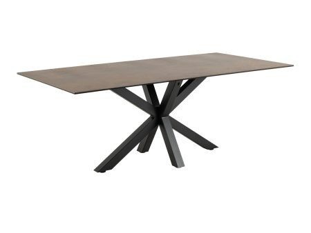 Asztal Oakland 505 (Barna + Fekete) Szeged Bútor boltok bútor webáruházak