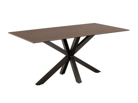 Asztal Oakland 582 (Barna + Fekete) Szeged Bútor boltok bútor webáruházak