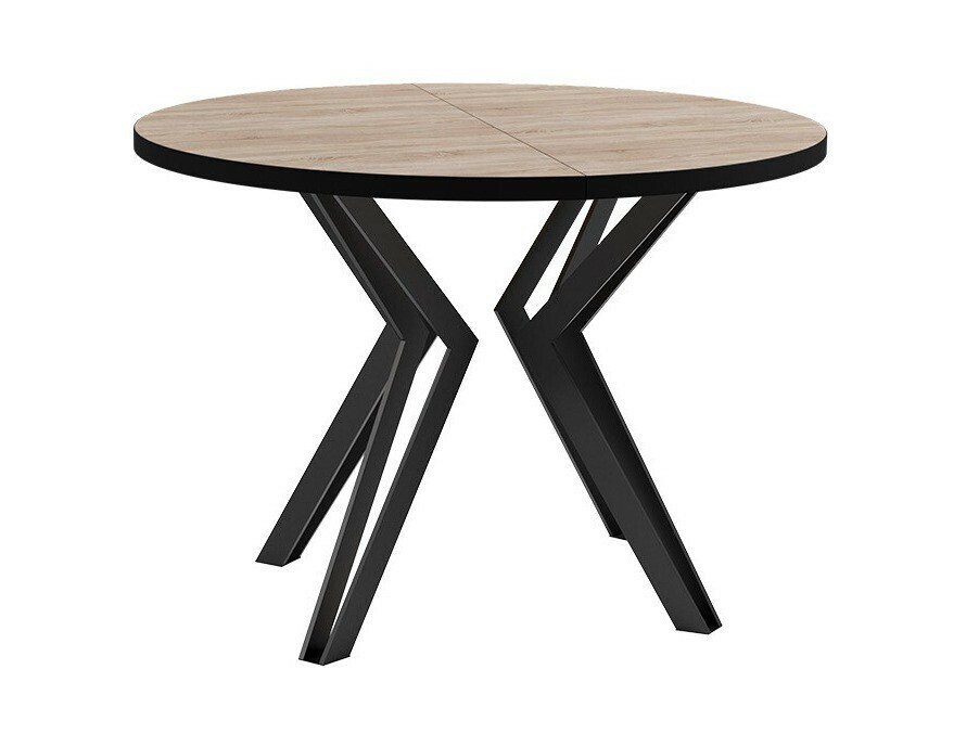 Asztal Oswego 111 (Sonoma tölgy + Fekete) Szeged Bútor boltok bútor webáruházak