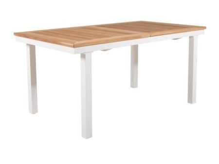 Kerti asztal Dallas 809 (Tikfa + Fehér) Szeged Bútor boltok bútor webáruházak