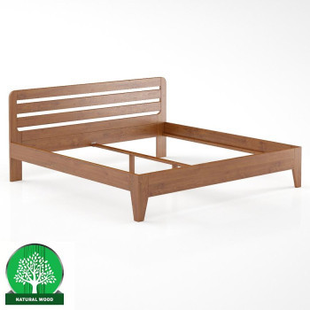 Szeged bútor Ágy bükk LK189–200x200 cherry