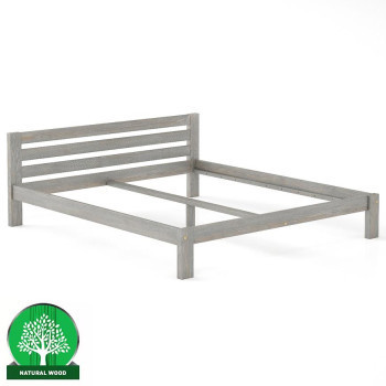 Szeged bútor Ágy fenyő LK105–180x200 grey