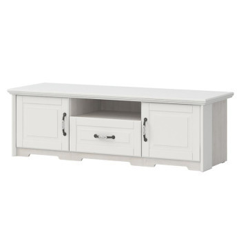 Szeged bútor Szekrény RTV Evergreen EG-TV polar pine/ivory