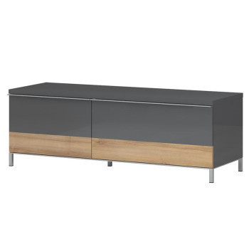 Szeged bútor Szekrény RTV Onyx TV130-1K1F/ON anthracite/pacific walnut