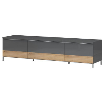 Szeged bútor Szekrény RTV Onyx TV180-2K1F/ON anthracite/pacific walnut