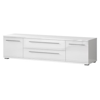 Szeged bútor Szekrény RTV Piano TV180-2K2FV/PN-70/KA/70 crystal white